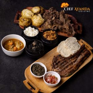 Chef Ayanda Cuisine platter